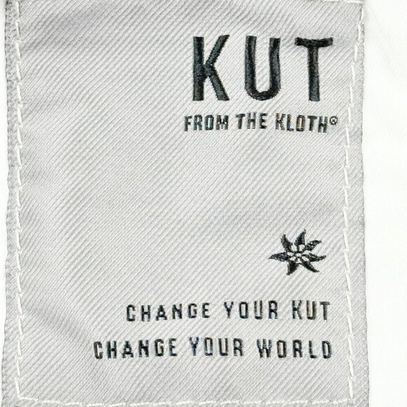 Kut From The Kloth Women's Charlize Fab Ab Cigarette Dark Silver Jeans Sz 14 NWT - Picture 11 of 11